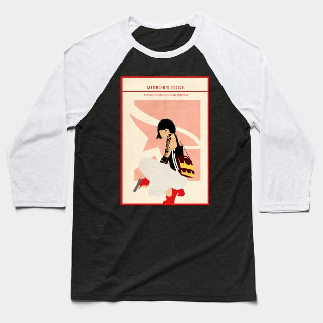 Faith Poster Baseball T-Shirt by luban